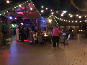 carriage house deck night - Anniversary Party Venue Loveland CO - Private Party Venues Loveland